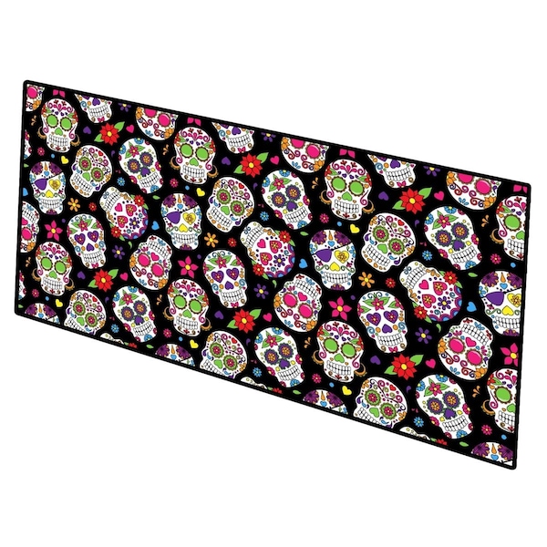 Carolines Treasures 28 x 58 in. Day of the Dead Black Indoor or Outdoor Runner Mat BB5116HRM2858 - main